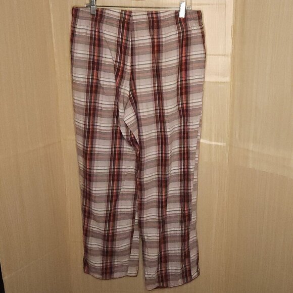 Victoria's Secret Red Plaid Lightweight Pajama Pants Large - Picture 4 of 7